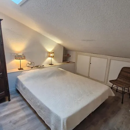 3 Pieces Climatise, Mezzanine, Vue Mer, Parking A Ste Maxime - Fr-1-780-89 Апартаменты Сент-Максим